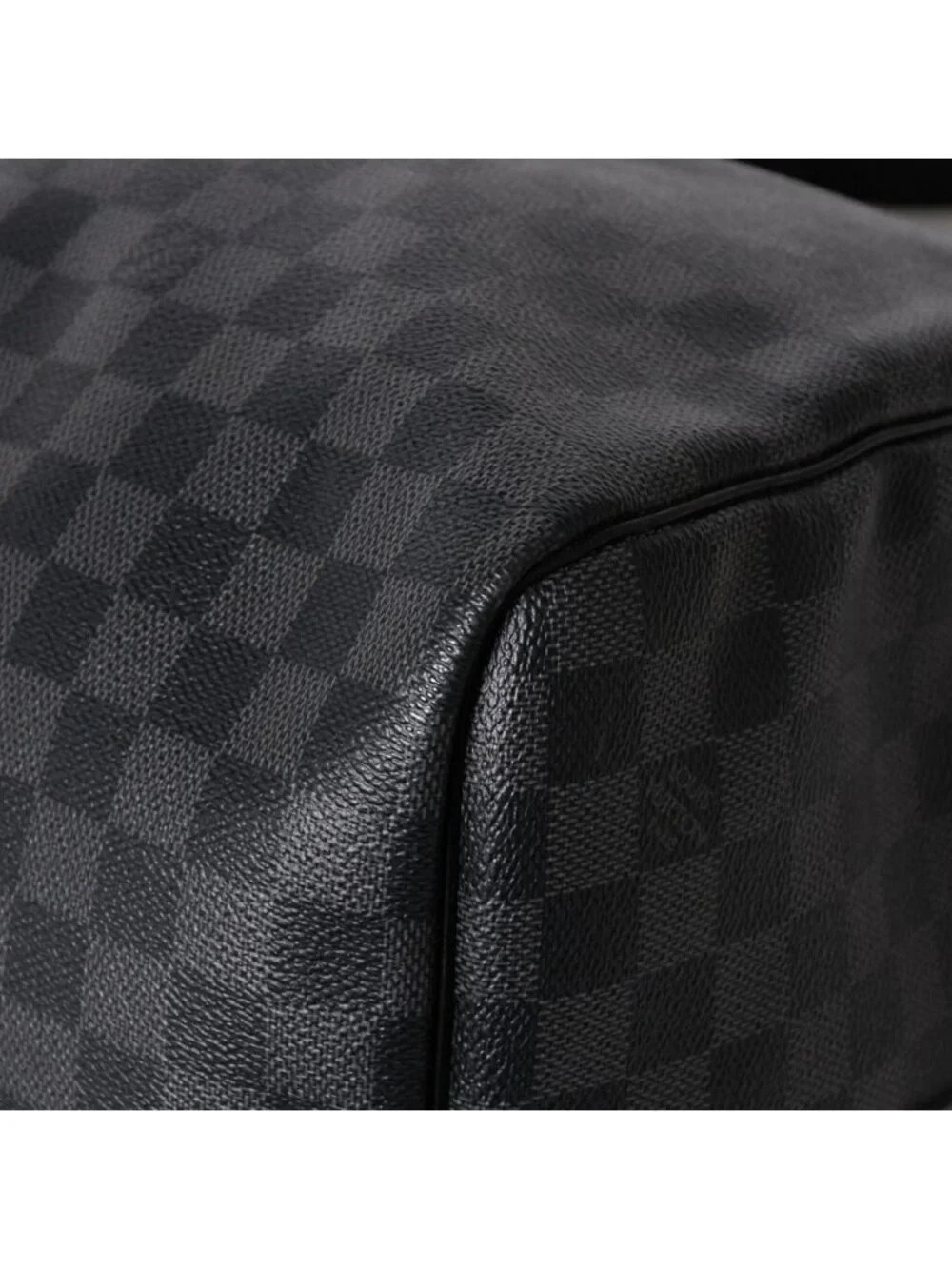 Louis Vuitton Keepall Bandouliere 55 Boston Bag Damier Graphite Black